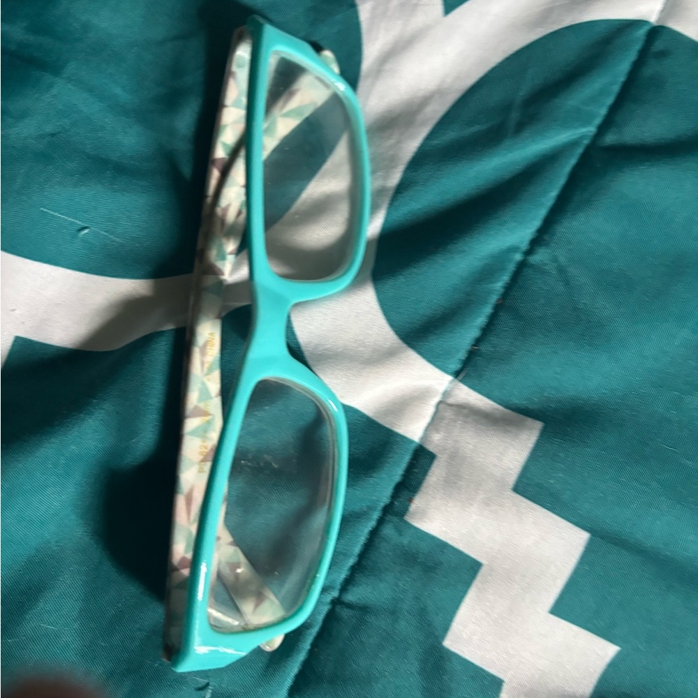 Stylish Turquoise Glasses